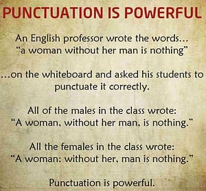 Basic English Punctuation - Punctuation is Powerful